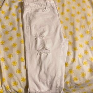 White Ripped Jeans